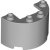 LEGO Wall 1/2 Circle 2x4x2 W. Cut Out Ljusgrå B2214-6249550