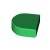 LEGO Flat Tile 1/2 Circle Grön 6250600-R0