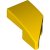 LEGO Left Plate 1x2 W. Bow 45 Deg. Cut Gul 6289740-B3039