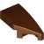 LEGO Right Plate 1x2 W. Bow 45 Deg. Cut Rödbrun B4123-6290396