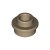 LEGO Plate Round 1x1 W. Hole Mörkbeige B0386-6300322