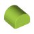 LEGO Plate 1x1x2/3 Outside Bow Limegrön B3208-6312452