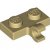 LEGO Plate 1x2 W. 1 Horizontal Snap Beige B0514-6313119