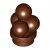 LEGO Glass Rödbrun 6314960-R0861
