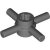 LEGO 3.2 Shaft Element W. Cross Hole Mörkgrå R1349-6316692