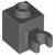 LEGO Brick 1x1 W. Holder Horizontal Mörkgrå B2375-6321350