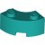 LEGO Brick 2x2 W. Inside And Outside Bow Blågrön B4231-6325429