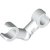 LEGO Skeleton Arm No.4 Vit R0581-6326680