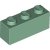 LEGO Brick 1x3 Sandgrön B0-6330616