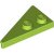 LEGO Right Plate 2x4 27 Deg. Limegrön B3045-6341764