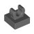 LEGO Plate 1x1 W. Up Right Holder Mörkgrå B1288-6344022