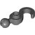 LEGO Hook W. Ball 1x3 Mörkgrå R0383-6347464