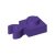 LEGO Plate 1x1 W. Holder Lila B0709-6352224