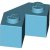 LEGO Brick 2x2 W. Angle 45° Medium Azur B0530-6356108