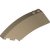 LEGO Left Shell 3x8x2 W. Bow Angle Mörkbeige 6361746-R1217
