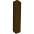 LEGO Brick 1x1x5 Mörkbrun B2386-6381675
