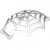 LEGO Spindelnät 5x8x2 No.1 Vit R0-6385237