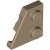 LEGO Left Plate 2x2 27 Degrees Mörkbeige B1630-6385277