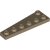 LEGO Right Plate 2x6 9 Deg. Mörkbeige B0477-6385280