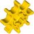 LEGO Technic Ratchet Wheel W. Cross Hole No.1 Gul 6408181-T0842