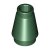 LEGO Nose Cone Small 1x1 Mörkgrön B2283-6411591