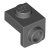 LEGO Plate 1x1 W. 1.5 Plate 1x1 Downwards Mörkgrå 6413106-B2915