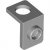 LEGO Mini Fig. Back Plate W. Knob Ljusgrå R0-6413995