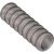 LEGO Corrugated Pipe 24mm Silver T1215-6420614