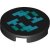 LEGO Flat Tile Round 2x2 Minecraft Sculk Shrieker Svart R1079-6422992