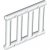 LEGO Stege 1x4x3 Vit 6426649-R0907