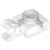 LEGO Plate 1x1 W. Holder Vertical Transparent 6429708-B2102
