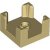 LEGO Wall 2x2x1 W. Knob Beige B1331-6429962