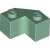 LEGO Brick 2x2 W. Angle 45° Sandgrön B0-6430614