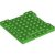 LEGO Plate 8x8x2/3 W. 4 Cut Out Klargrön 6432298-B9178