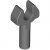 LEGO Stick Ø 3.2 W. Holder Mörkgrå R0070-6439040