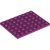 LEGO Plate 6x8 Magenta 6441042-B1598