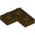 LEGO Corner Plate 1x2x2 Mörkbrun B1137-6454543