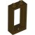 LEGO Fönster 1x2x3 Mörkbrun R1211-6468357