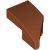 LEGO Left Plate 1x2 W. Bow 45 Deg. Cut Mörkorange B1555-6470068
