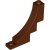 LEGO Brick 1x5x4 Inverted Arch W. Cut Out Rödbrun B0192-6470193