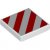 LEGO Flat Tile 2x2 Warning Vit R0572-6480752