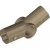 LEGO Technic Angle Element 157.5 Degrees Mörkbeige T1209-6485347
