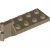 LEGO Plate 2x4 Cross Coupling Mörkbeige B3492-6487884
