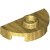 LEGO Plate 1x2 1/2 Circle W. 1 Knob Guld B2519-6503258