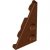 LEGO Left Plate 2x4 27 Deg. Rödbrun B0524-6503728