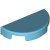 LEGO Tile 1x2 W. 1/2 Circle Medium Azur B2554-6510074