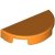 LEGO Tile 1x2 W. 1/2 Circle Orange 6510077-B2541