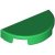 LEGO Tile 1x2 W. 1/2 Circle Grön B4168-6510079