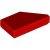 LEGO Tile 1x2 Deg. 45 Cut Left Röd B3425-6510127