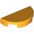 LEGO Tile 1x2 W. 1/2 Circle Ljusorange B0854-6513772